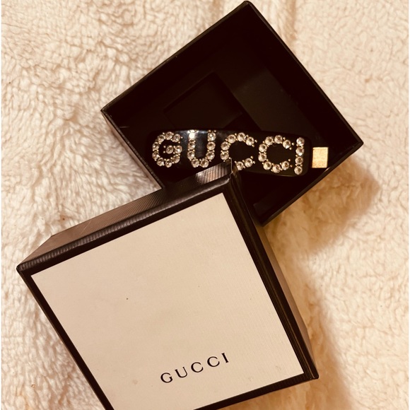 💐Gucci ✨ Swarovski Crystal Gucci single hair clip - Picture 3 of 8